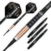 Dardos One80 Gunner 4 Lourence Ilagan Black Rose Oro 90% 20.5gr - 4