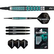 Dardos One80 Gunner 4 Lourence Ilagan Black Jade 90% 18gr - 2