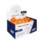 Caja 60 Pelotas Ping Pong Enebe Match Naranja - 1