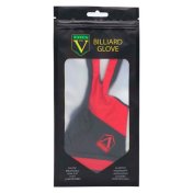 Guante Billar Vaula Pro DX Rojo Zurdo XL - 3