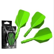 Plumas Viper Diamond Core Standard Verde Neon Corta 61mm - 3