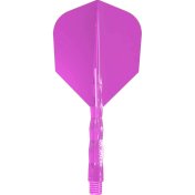 Plumas Viper Diamond Core Standard Rosa Neon Larga 73mm - 2