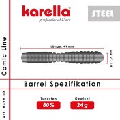 Dardos Karella Línea Comic CL-3 Steel 24gr - 7