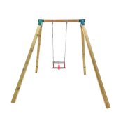 Columpio individual madera cuadrada Masgames Karai Deluxe Adultos Asientos con Cadenas - 2