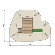 Casita infantil elevada Masgames Lollipop XL (90 cm altura) - 6