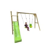 Parque infantil Masgames Lignum L con asiento de bebé - 4