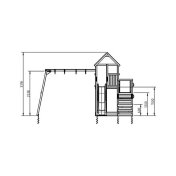 Parque infantil Masgames Penthouse XL con Columpio Individual - 3