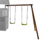 Columpio doble apoyado para parque Infantil 1,20 alto - 1