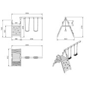 Modulo Aventura para parque infantil Masgames - 2