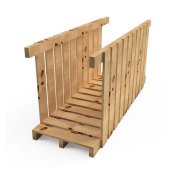 Puente de madera Madison para parque infantil Masgames - 2