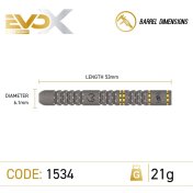 Dardos Winmau Michael van Gerwen Evo-X 90% 21gr - 4