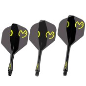 Plumas Winmau Darts Fusion Michael van Gerwen Green Black Medium 34-76mm N2 - 2