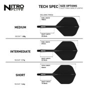 Plumas Red Dragon Nitro Flite System Black NO2 Intermediate - 7
