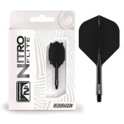 Plumas Red Dragon Nitro Flite System Black NO2 Medium - 8