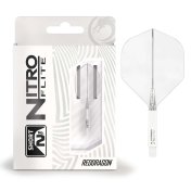 Plumas Red Dragon Nitro Flite System White Clear NO2 Short - 3