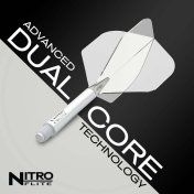 Plumas Red Dragon Nitro Flite System White Clear NO2 Short - 5