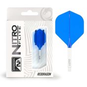 Plumas Red Dragon Nitro Flite System White Blue NO2 Intermediate - 6