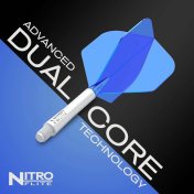 Plumas Red Dragon Nitro Flite System White Blue NO2 Short - 3