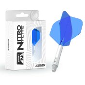 Plumas Red Dragon Nitro Flite System White Blue NO2 Short - 6