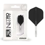 Plumas Red Dragon Nitro Flite System White Black NO2 Short - 8