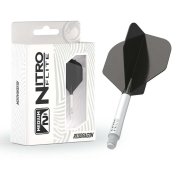 Plumas Red Dragon Nitro Flite System White Black NO2 Medium - 6