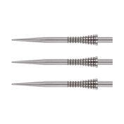 Puntas Red Dragon Silver Effect Raptor GT Gripped Points 38mm - 2