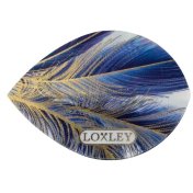 Plumas Loxley Feather Blue Oro Oval - 2