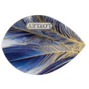 Plumas Loxley Feather Blue Oro Oval - 3