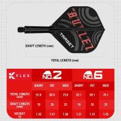 Plumas Target K-Flex No.2 Standard Intermediate Stephen Bunting The Bullet - 4