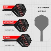 Plumas Target K-Flex No.2 Standard Short Stephen Bunting The Bullet - 3
