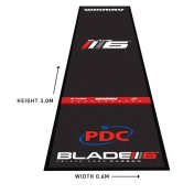 Protector Suelo Winmau Pro Zone Precision Blade 6 Dart Mat + Oche Integrado - 4