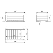 Pack de 3 mesas de cultivo Masgames Fortis - 2