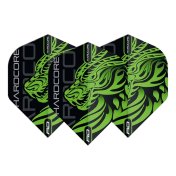 Plumas Flights Red Dragon Jonny Clayton Green Dragon Hardcore Standard - 3