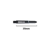 Cañas Red Dragon Shaft Crossfire Carbon Fibre Negro Short 35mm - 2