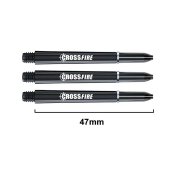 Cañas Red Dragon Shaft Crossfire Carbon Fibre Negro Medium 47mm - 3