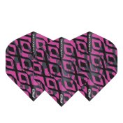 Plumas Flights Red Dragon Hardcore Radikal Negro Rosa - 2