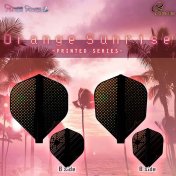 Plumas Fit Flight Orange Sunrise Shape - 3