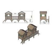 Casitas infantiles Masgames Doblepop XL Horeca - 5