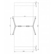 Columpio doble de madera Vega asientos mixtos Masgames Horeca - 5