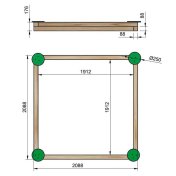 Arenero Masgames Skoli 2m Horeca - 4