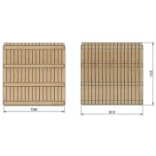 Suelo de madera para casita Masgames Lollipop XXL Horeca - 3