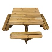 Mesa de picnic cuadrada infantil Persic Masgames Horeca - 2