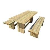 Mesa de picnic de madera Masgames Calella - 3