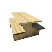 Mesa de picnic de madera Masgames Calella - 4