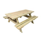Mesa de picnic Masgames Munich 180 con madera para exterior (con opción de color) - 2