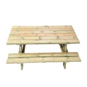 Mesa de picnic Masgames Munich 180 con madera para exterior (con opción de color) - 3