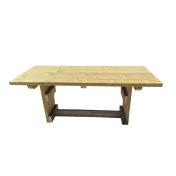 Mesa de madera para exterior Masgames Calella sin bancos - 2
