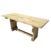 Mesa de madera para exterior Masgames Calella sin bancos - 1