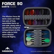 Funda Dardos Mission Force 90 Dart Case Eva Moulded Wallet - 2