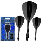 Plumas Winmau Darts Fusion Arrow Negro Intbetween 28-70mm - 4
